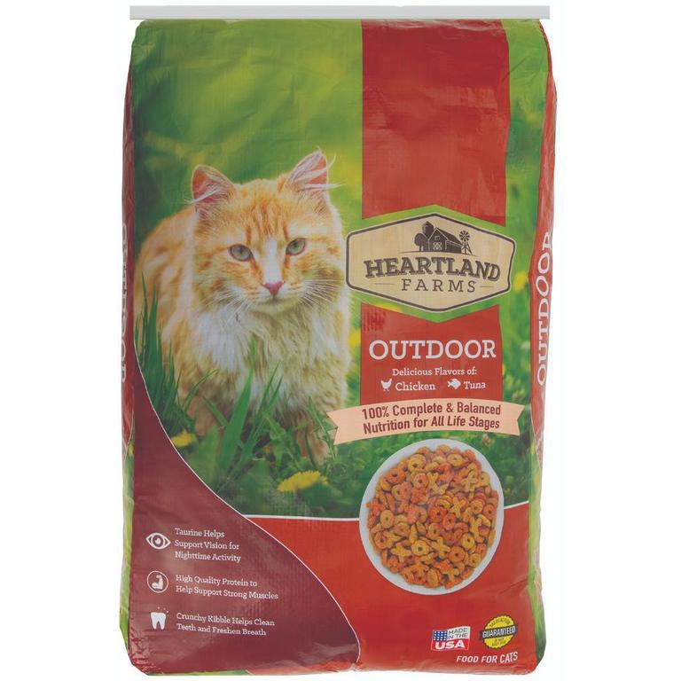 Save $2 on Heartland Farms Outdoor Cat Food 24lb/
