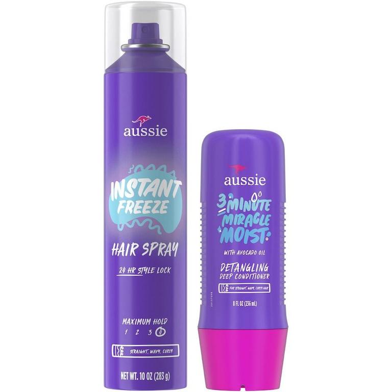 TWO Aussie Total Core Shampoo and Conditioner, Stylers and Treatment (excludes Ultra tier, trial/travel size).