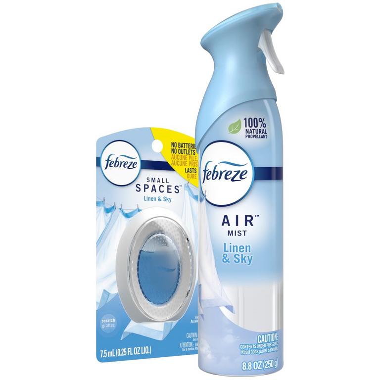 TWO Febreze Products (excludes Febreze Plug Scent Booster, Febreze Plug Scent Booster Starter Kit, trial/travel size)./