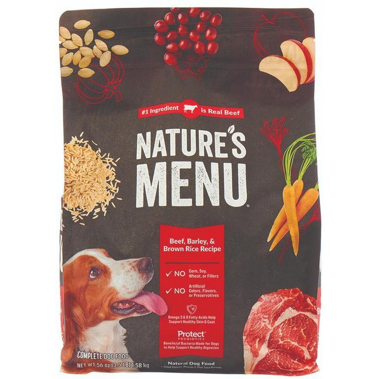 Save $0.50 on Nature's Menu Premium Dog Food 3.5lb/