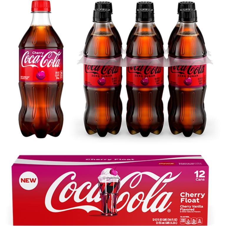 when you spend $10.00 on any Coca-Cola Cherry Products, 20oz, 0.5 6pk, 2L, or 12pks./