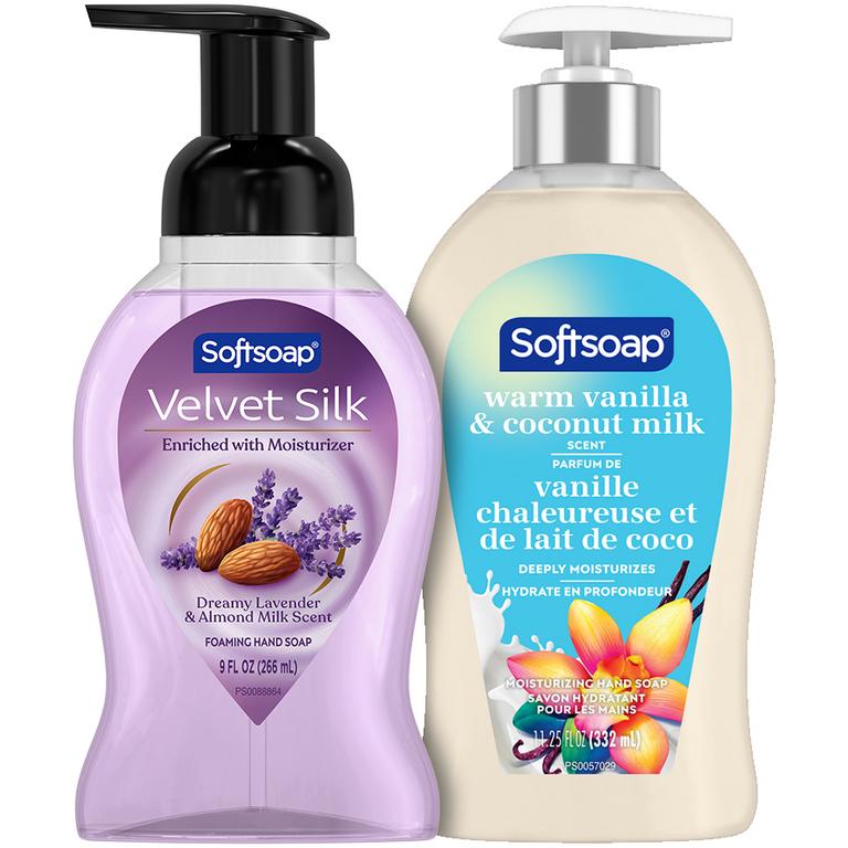 On any TWO (2) Softsoap Liquid Hand Soap Pumps (11.25oz ONLY) or Softsoap Liquid Foaming Hand Soap Pumps (9oz ONLY)/