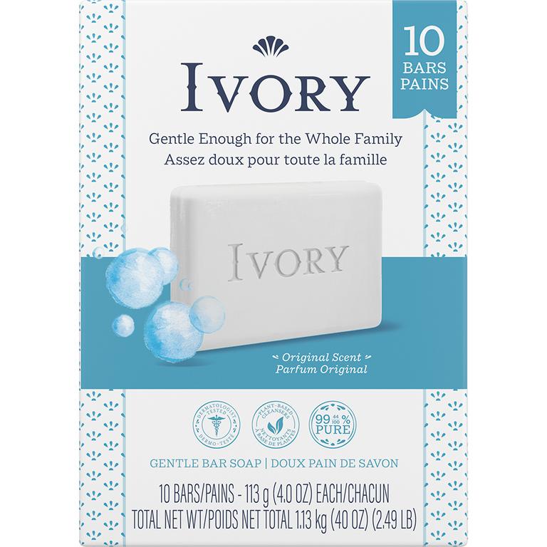 ONE Ivory Bar Soap 4ct or Larger./