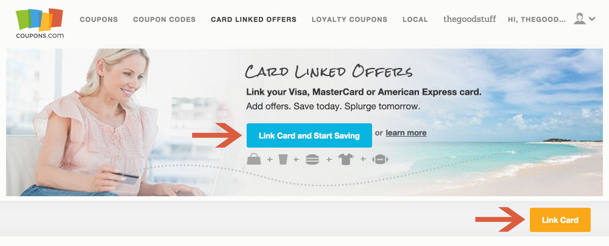 How to Save More with Card Linked Offers thegoodstuff