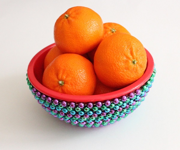 Mardi Gras Bead Bowl (DIY Exclusive) thegoodstuff