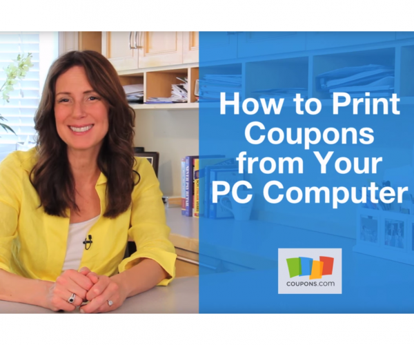 VIDEO How To Print Coupons From Your PC Computer Thegoodstuff