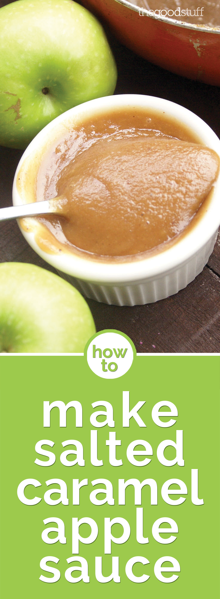 How to Make Salted Caramel Apple Sauce [Video] thegoodstuff