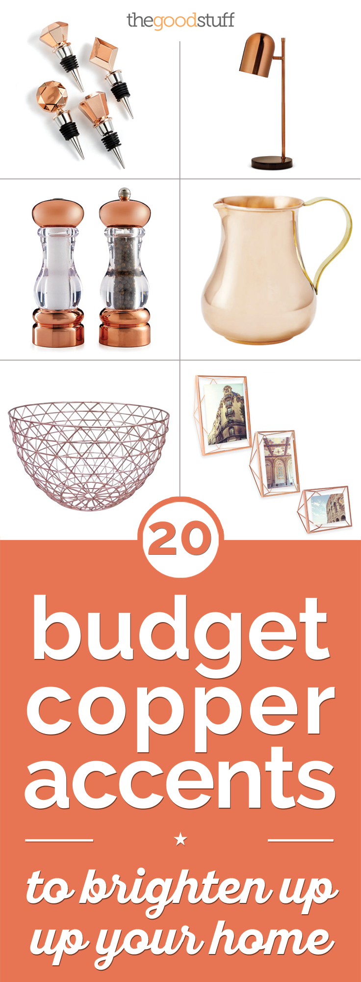 20 Budget Copper Accents to Brighten Up Your Home thegoodstuff