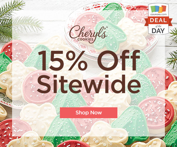 Deal Of The Day 15 Off At Cheryl s Cookies Thegoodstuff